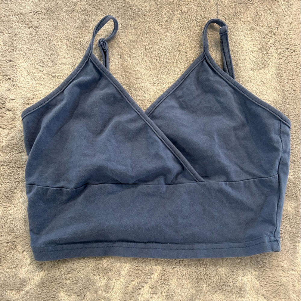 SHEIN blue and purple Crop tank top